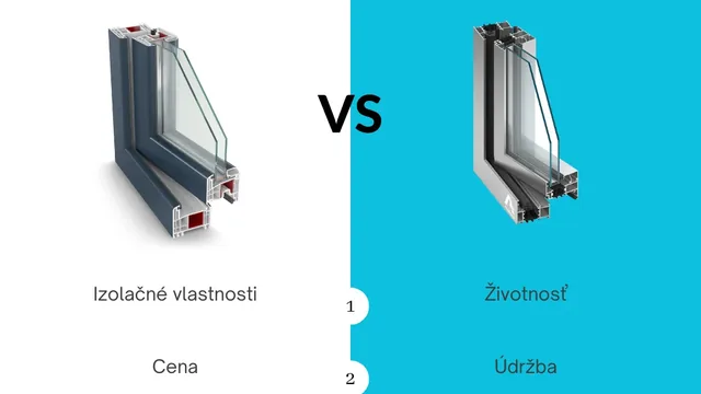 Porovnanie hliníkových a plastových okien